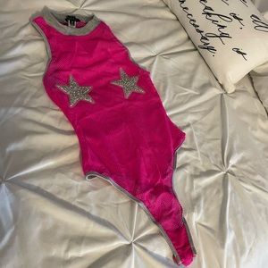 Dolls Kill Club Exx fishnet bodysuit